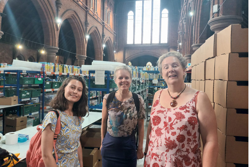 Visit to the Food Bank!