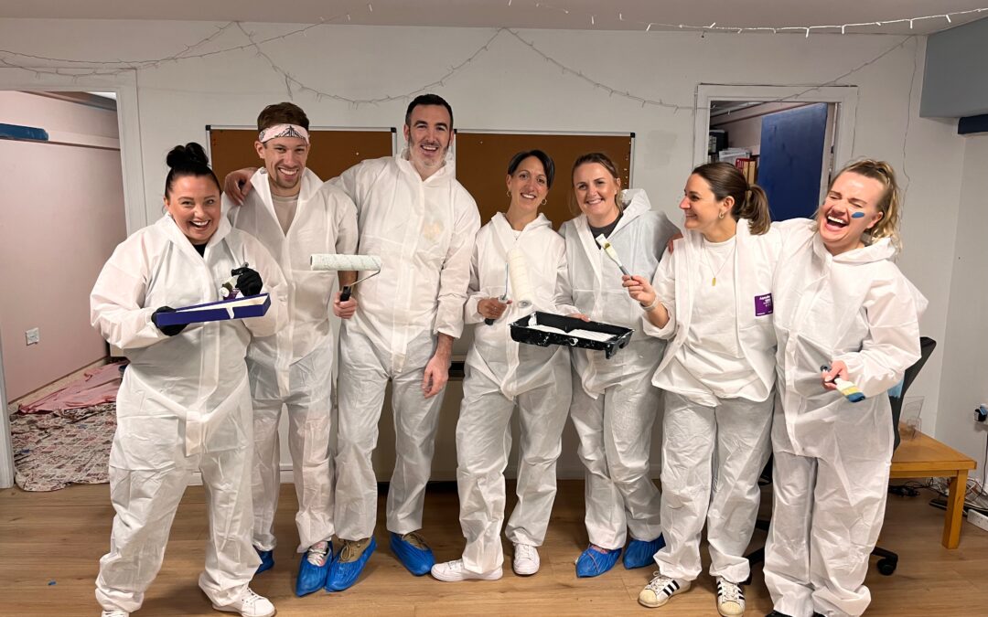 Portico, painting and great people