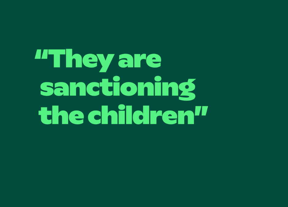 The reality of Universal Credit sanctions