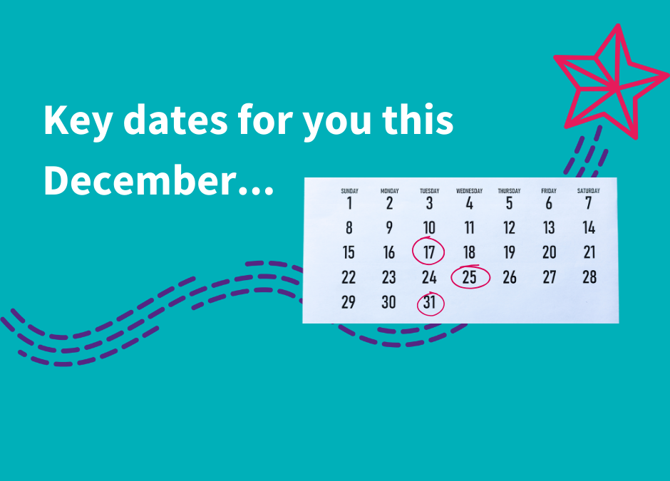 Key dates this December